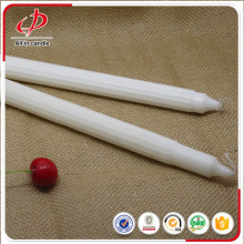 Home Use Fluted Candle Fluted White Velas