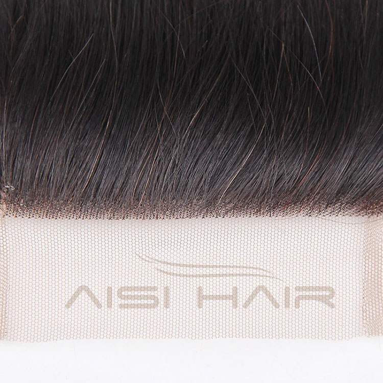 Aisi Hair Top Quality Long Body Wave 4X4 Lace Closure ,  Indian Hair Extension