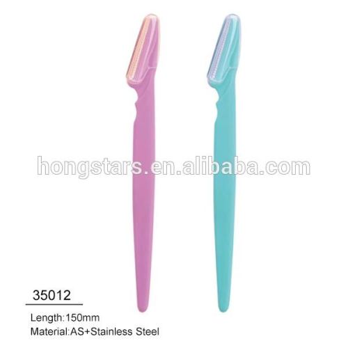 hit eyebrow razor with safe cover/woman eyebrow knife