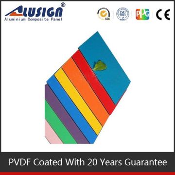 Alusign aesthetic appearance pvdf acm