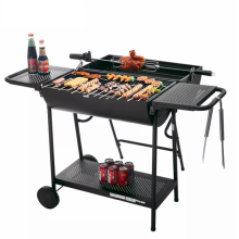 Portable Outdoor Charcoal BBQ Grills for Backyard Parties and Barbecues
