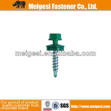 DIN7504K Hex washer head drilling screw with EPDM rubber washer carbon steel China manufacturer high quality good price