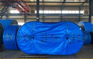 High temperature rubber conveyor belt