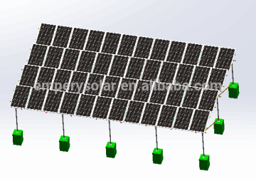 Solar panel farmland mounting system , solar panel power system bracket