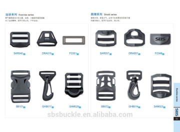 Plastic adjustable buckles