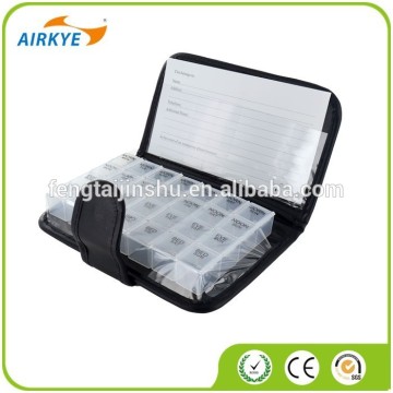 New Removable Compartments 7 DAY PILL WALLET Tablet Organizer Dispenser Box