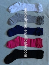 lady boot socks with lace AQD-KHS-27