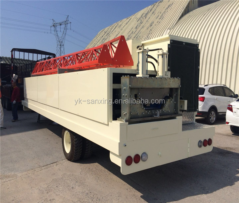 SABM large k q span SX-1220-800 arch roof roll forming machine metal roof construction building machine