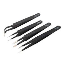 Wholesale High Quality Black ESD tweezer/Vetus tweezer/stainless steel tweezer