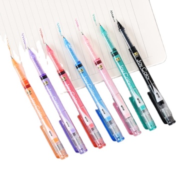 0.5mm Semi-needle Tip 7 Colors Liquid G-0016T Roller Pen with PVC Bag Package