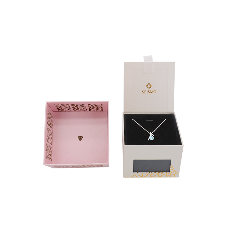 New Design Environmental Protection cardboard necklace earrings ring bracelet box sets packaging box