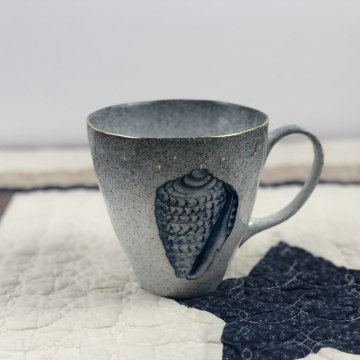 Hand painted ceramic daily use water mug