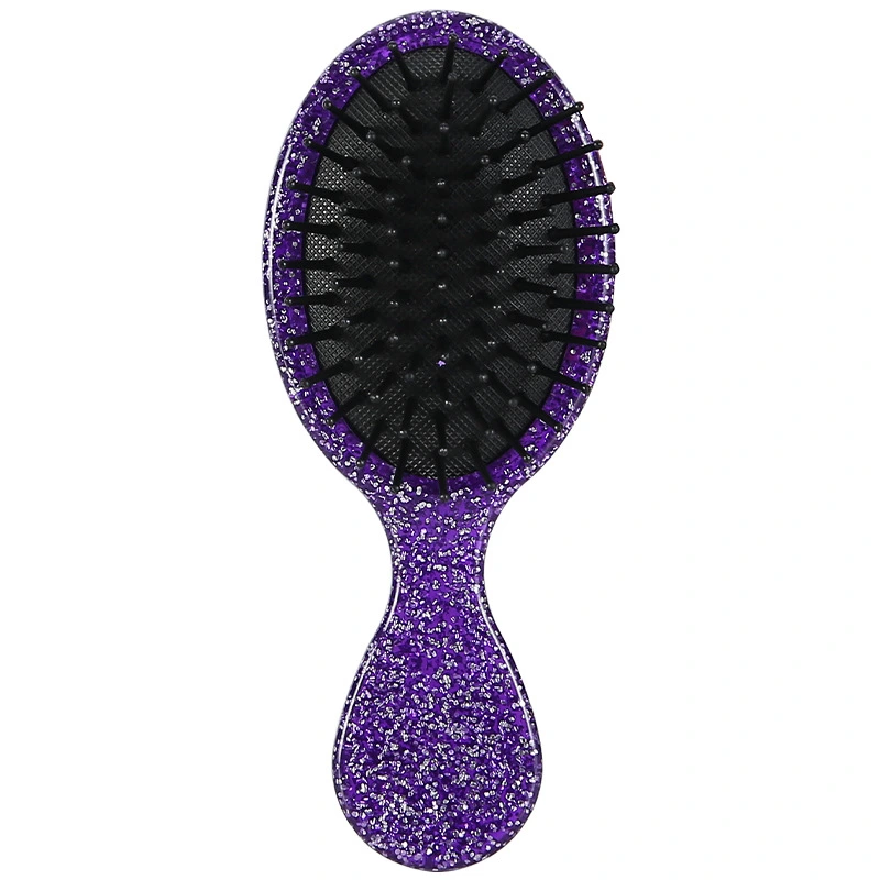 Pink Glitter Detangle Hair Brush for Wet and Dry Hair