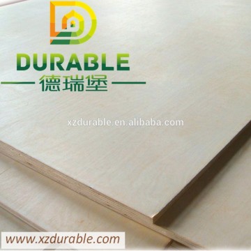 Furniture use birch plywood 6mm E2 glue 4'x8' birch plywood