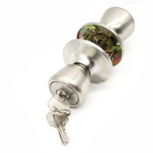Stainless Steel Round Knob Door Lock Easy Install