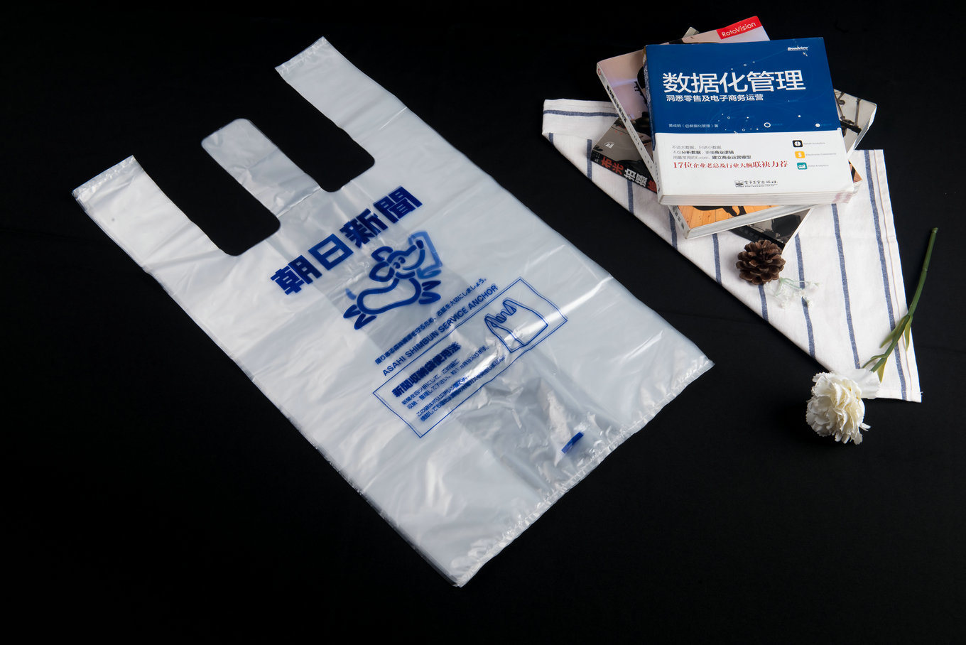 High Quality Transparent Plastic Pack Roll Film for T Shirt Bin Liners Can Rubbish Bag