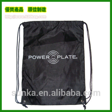 Black Drawstring Backpack Bag