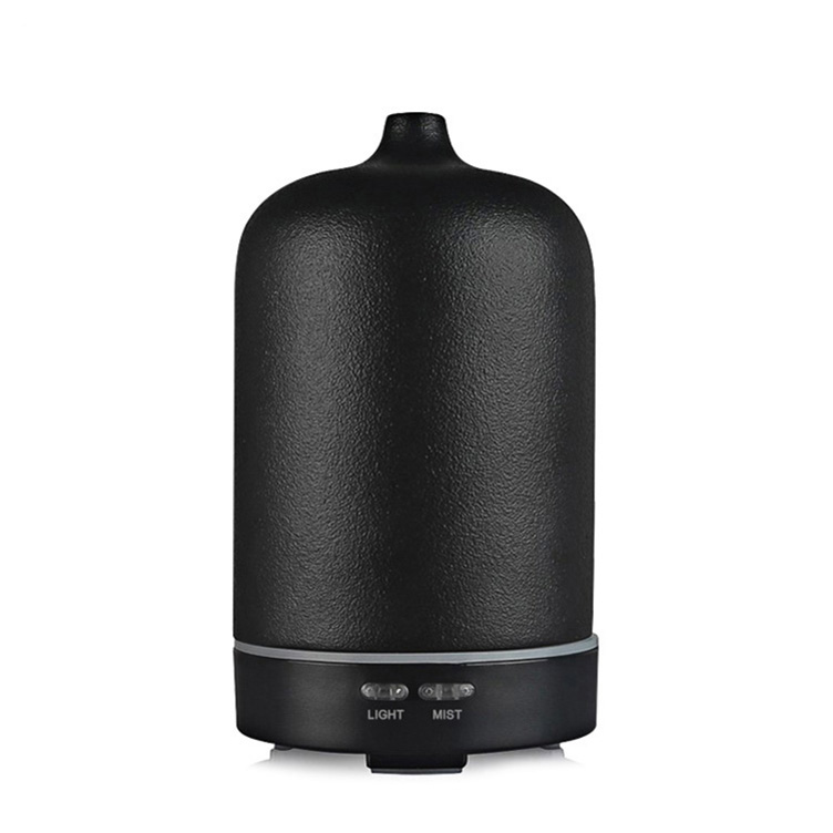 Fragrance Nebulizer Ceramic Essential Diffuser Black