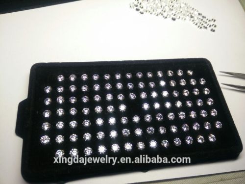 wuzhou supplier white AAA cubic zirconia loose gemstone