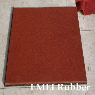 Plain Public Rubber Floor Tile