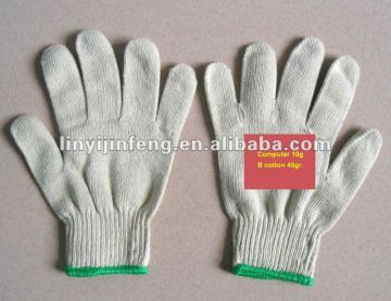 Knitted sealmess safety working gloves