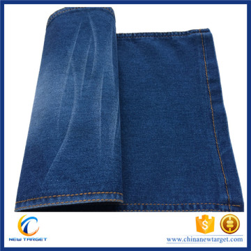 cotton polyester blended denim fabric 4 way stretch