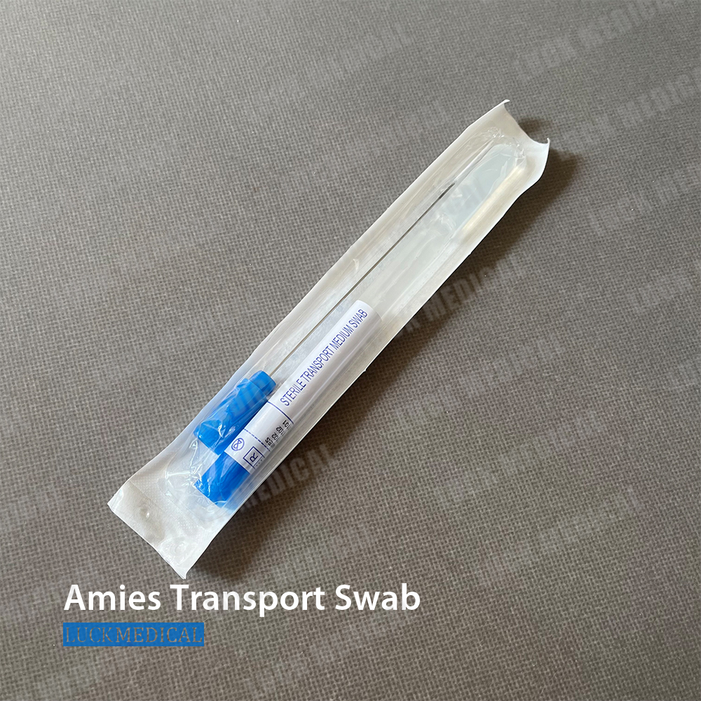 Swab de transporte com dica de viscose no tubo CE