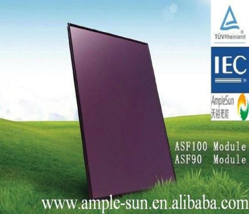 100W/90W thin film amorphous silicon solar Photovoltaic panel