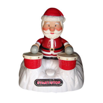 USB Drumming Santa-shaped Light, Simply Plug-and-play