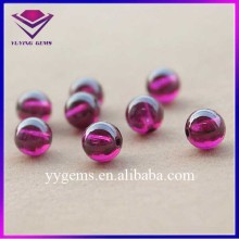 Clean Polished Natural Purple Garnet Gemstone Smooth Cutting Loose Healing Beads