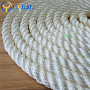 3 strand polyester mooring rope