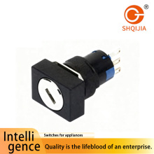 SHQIJIA A16-712 Three Position Locking Button Switch