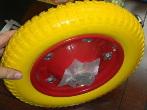 13 Inch PU Foam Wheel with Metal Rim for Brazil Market