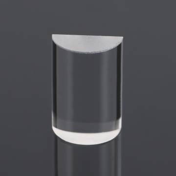 Custom Half-column Barium Fluoride Optical Element