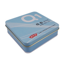 high quality lowest price square cigar tin box