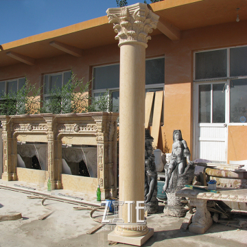 Modern Decoration marble roman pillar stand