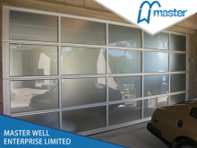 Transparent Door/ Aluminum Door with Glass Part/Transparent Glass Garage Door/Poycarbonate Tansparent Garage Door/Glass Garage Door