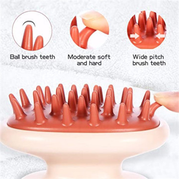 Perawatan Rambut Sikat Shampoo Silicone Scalp Care Brush