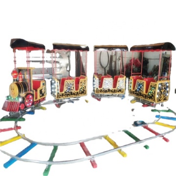 Kids Fun Game: Electric Track Train and Mini Fairground Rides