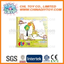 Factory wholesale non toxic fleece paint, promotional kids safety paint set, high quality colorful fleece canvas drawing set