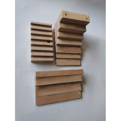 Blocchi con gradino in legno laminato trasformatore