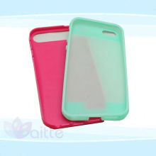 Glow in the dark case for samsung galaxy s4 for iphone 5 case silicone and PC case for iphone5"