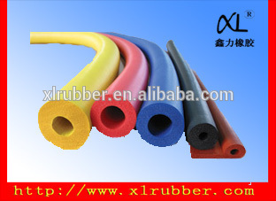 Foam silicone rubber pipe