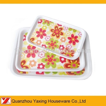 YAXING melamine 3PCS Rectangular Tray