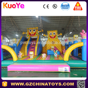 jumper castle inflatable SpongeBob trampoline playground slide playground