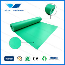 Green EVA pe foam roller underlay for hardwood flooring