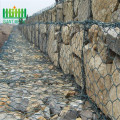 PVC 코팅 짠 gabion 상자