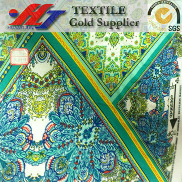 viscose spandex knitted printed fabric
