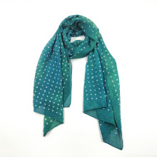 Women Digital Printing Georgette Silk Scarf