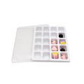 PET Small Square Blister Chocolate Candy Packaging Tray